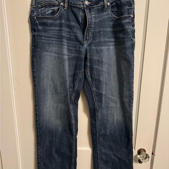 Silver Jeans Other - Silver Jeans Men's Dark Blue Straight Jeans